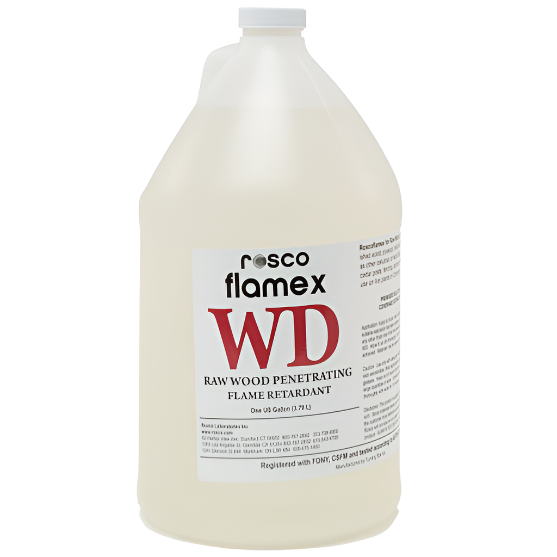 Rosco Flamex flame retardant for film, theatre and event safety