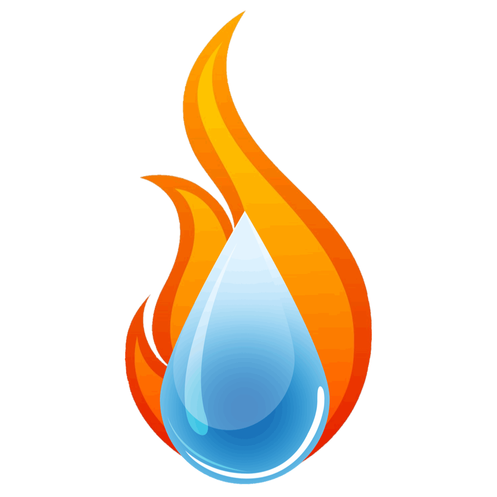 Pure Burn flame paste logo for controlled fire effects in film production